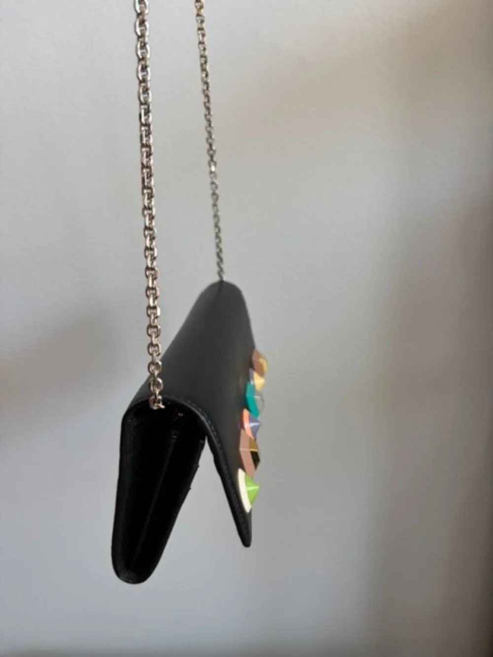 FENDI Medium Rainbow Stud Wallet on Chain